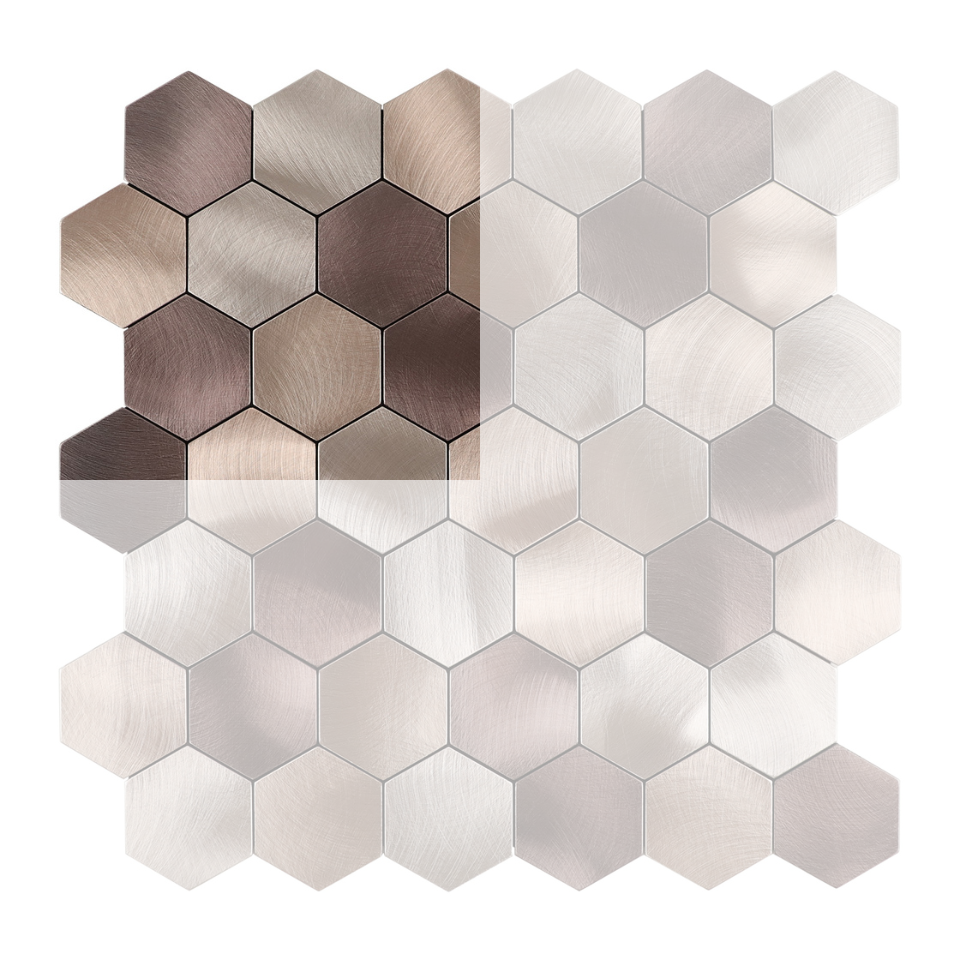 Bruin/Crème - Hexagon - George
