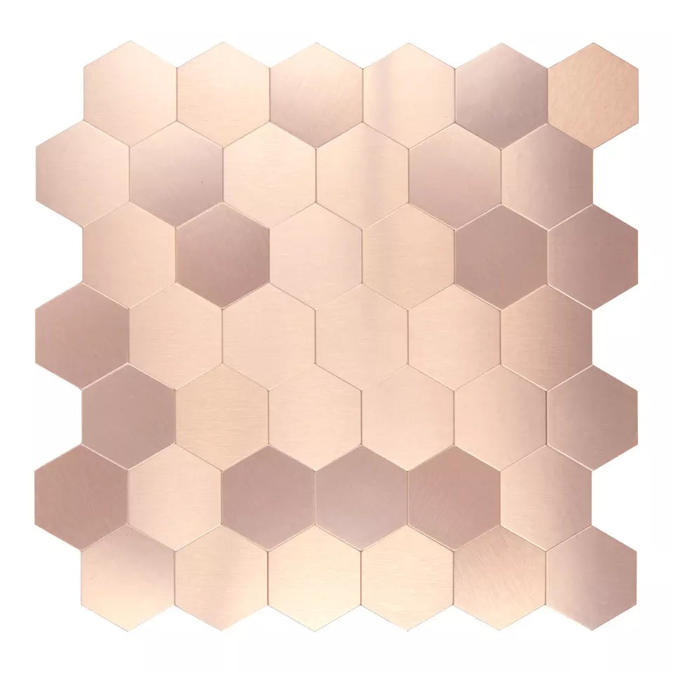 Rose - Hexagon - Lisa - Miller & Jacobs Wandbekleding